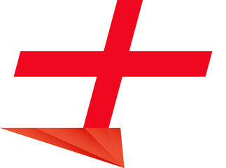 England pin flag