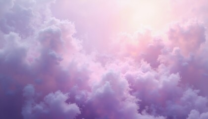 Fototapeta premium glowing light and swirling mist in lavender, serene abstract design