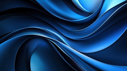 Abstract Blue Waves