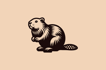 Beaver. Logo, icon, sign, emblem © Victoria