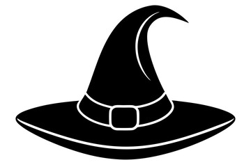 halloween witch hat isolated