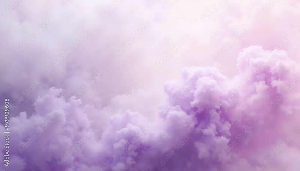 Poster abstract background ethereal fog lavender with copy space