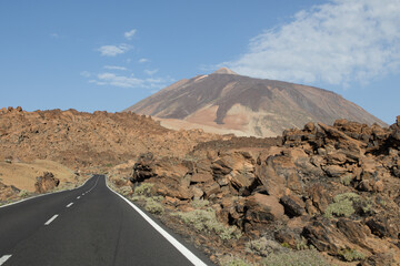 Straße zum Teide