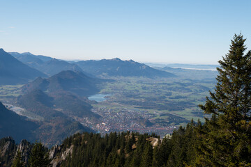 Berge von oben