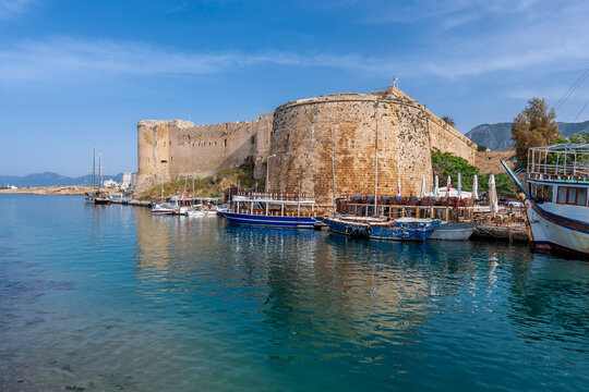 Kyrenia Castle view in Northern Cyprus