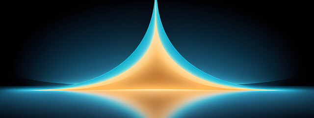 illustrazione con elementi geometrici a tema astratto surreale