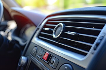 Naklejka premium Car air freshener Contemporary car vent freshener