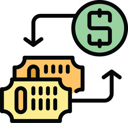Money transfering from credit card to online tickets booking platform