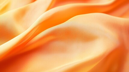 Obraz premium A tight shot of a yellow and orange fabric with a softly textured weave
