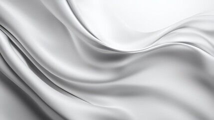 Obraz premium A tight shot of a white fabric, displaying undulating patterns at its upper and lower edges