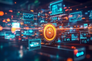 Fototapeta premium The Digital Content Factory, Digital Content Creation and Monetization