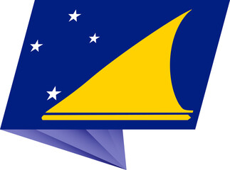 Tokelau pin flag