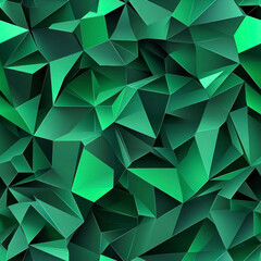 Fototapeta premium Green abstract background with sharp geometric pattern, for sports.