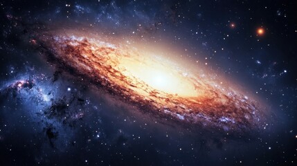 Fototapeta premium Spiral Galaxy in Deep Space