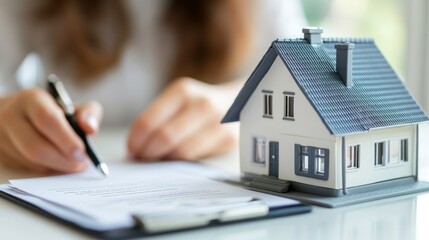 Signing the Contract for a New Home