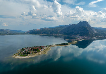 Lake Egirdir of Turkey is situated in the Isparta province. It is also known as the 'seven colored...