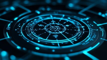 AI-driven astrology, holographic zodiac alignment, futuristic theme