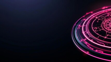Digital stargazer, holographic astrology wheel, cosmic neon glow