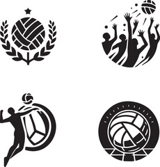 volleyball silhouette