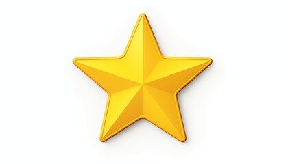 Obraz premium 3d golden star