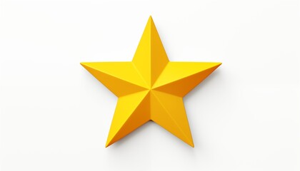 Fototapeta premium 3d golden star