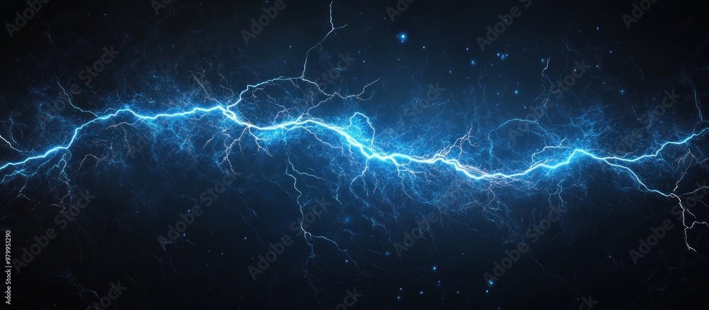 Sticker Electric Lightning Bolt Abstract