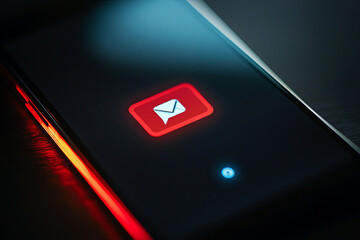 Encrypted message notification on a secure messaging app