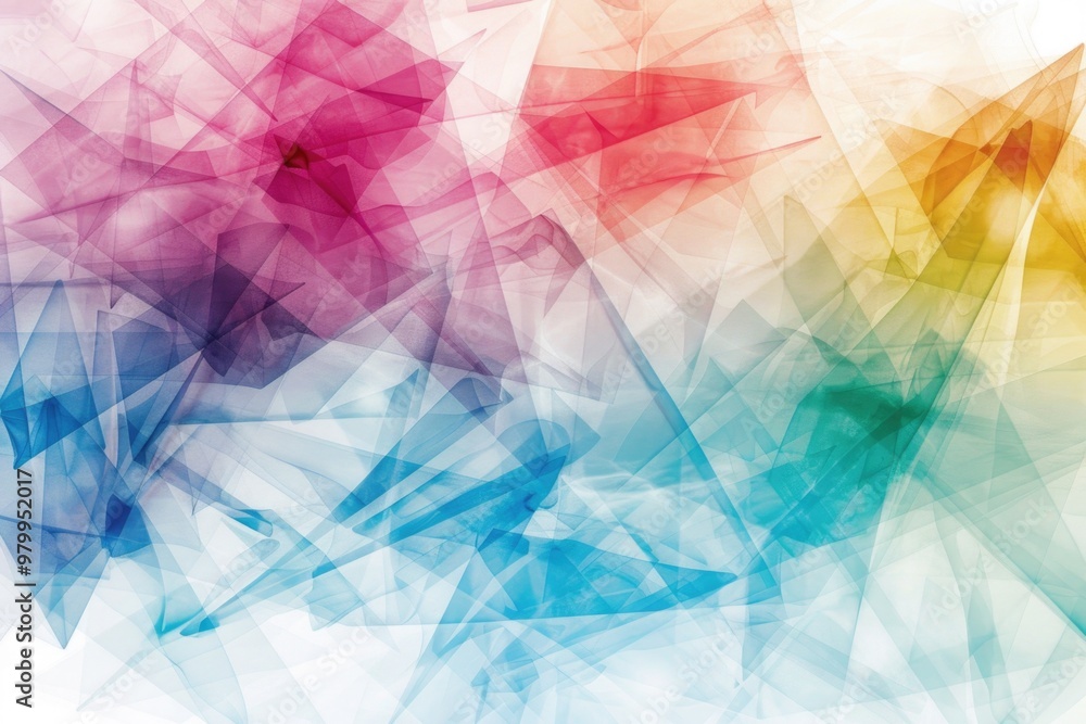 Aufkleber A vibrant and colorful background featuring geometric shapes and patterns