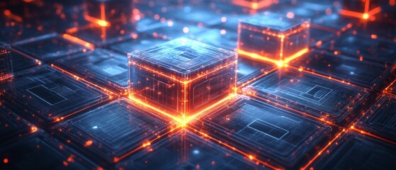 Obraz premium Blockchain Flow, Digital Currency and Central Bank Digital Currencies CBDCs