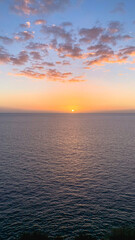 Stunning Ocean Sunset with Bright Colors