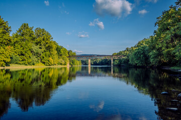Fototapeta premium old train bridge