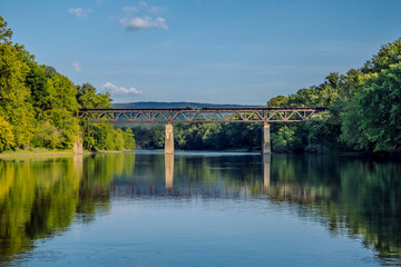 Fototapeta premium old train bridge