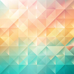 Obraz premium Abstract pastel geometric background with gradient diamond shapes 추상적인 파스텔 색상 기하학적 배경과 그라디언트 다이아몬드 모양