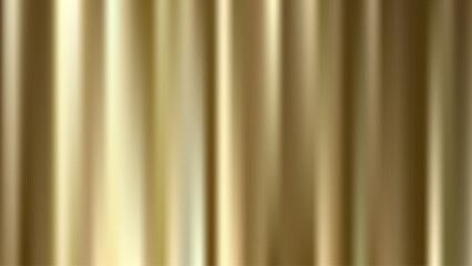 Obraz premium Luxury 3D Abstract gradient background with relief, ribbed texture of satin gold silk fabric, cloth. Vector EPS10 illustration 1920, 1080 for wallpapers, presentations, posters.
