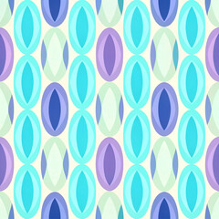 Pastel seamless pattern with abstract oval shapes in soft colors 부드러운 색상의 추상적인 타원형 모양을 가진 파스텔 무한 패턴