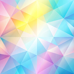 Fototapeta premium Abstract pastel geometric background with gradient diamond shapes 추상적인 파스텔 색상 기하학적 배경과 그라디언트 다이아몬드 모양