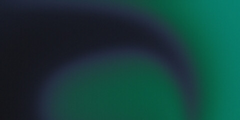 Grainy Gradient Background in Dark Blue and Green Tones Abstract  Design