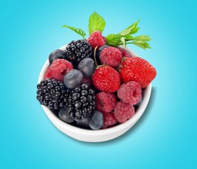 Tasty fresh ripe sweet berries