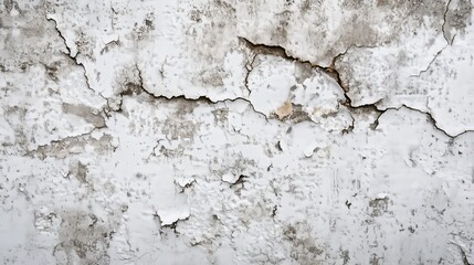 Obraz premium A close-up of a white backdrop and cement floor highlights vintage grunge and textures of decay.