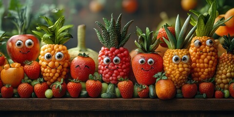 The enchanting metropolis where every fruit and vegetable has a face and vibrant personality