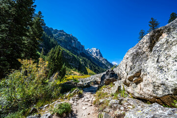 Grand Teton National Park in the Fall of 2024 while hiking the Cascade Canyon Trail and the Snake River Overlook