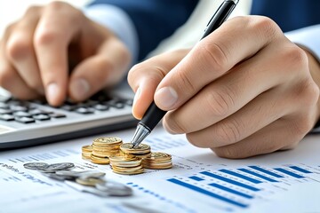 Financial accounting cycle, from recording transactions to closing the books at year-end