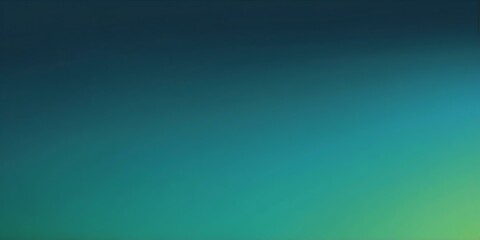Obraz premium gradient blue to green top to bottom transition with smooth grainy texture banner