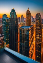 vibrant cityscapes highlighting diverse architectural unique urban design elements dynamic urban environment, architecture, buildings, skyline, modern