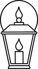 Lantern Wonders Color the Candlelit Vector Scenes of Nighttime





