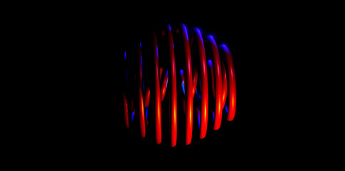 Gradient Vertical Lines on Black Background