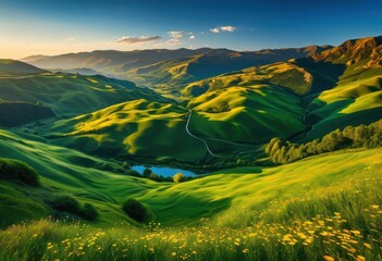 stunning aerial perspectives showcasing vibrant diverse landscape designs eye catching colors patterns, colorful, nature, scenery, topography, gardens