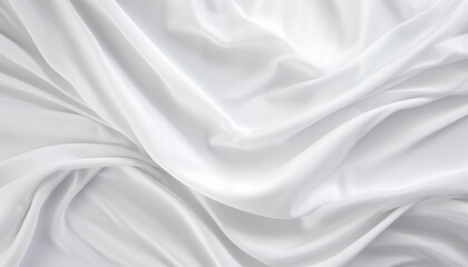 Obraz premium white satin silk background
