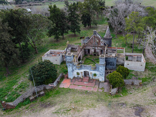 Fototapeta premium Ruins of the castle of the Kingdom of Friendship in Chascomus
