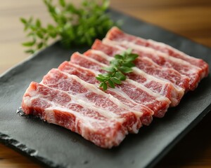 Fototapeta premium Pork from Okinawa for shabu shabu